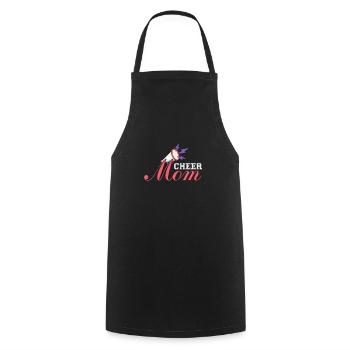 Cheerleader Quote Cheer Girl Cheerleading Cheer - Cooking Apron - black - Front - AI Model Male 185 dark (185cm)