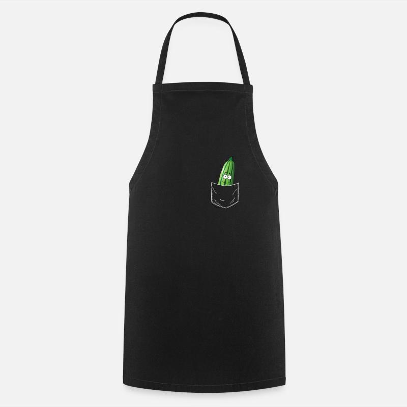 Courgette - Tablier de cuisine - noir