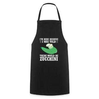 Courgette - Cooking Apron - black - Front - AI Model Male 185 dark (185cm)