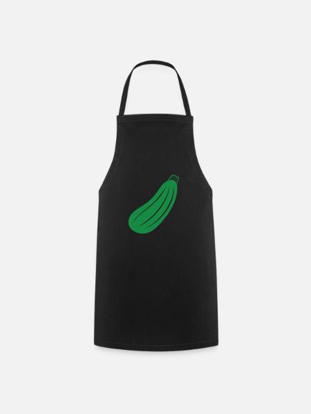 Zucchini - Kochschürze - Schwarz