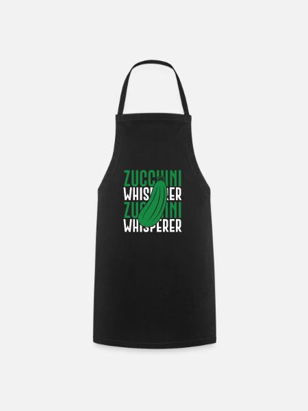 Zucchini - Kochschürze - Schwarz