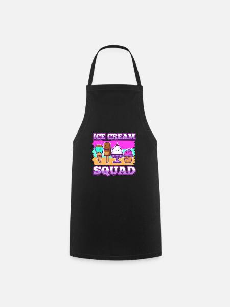 Ice cream squad - Kochschürze - Schwarz