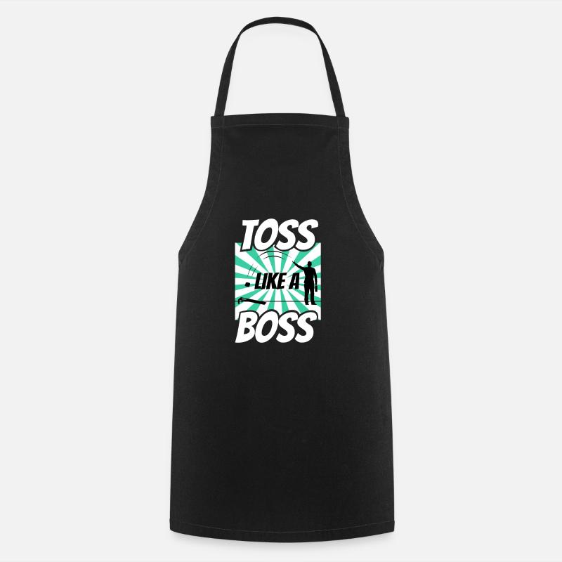 Toss like a cornhole - Cooking Apron - black