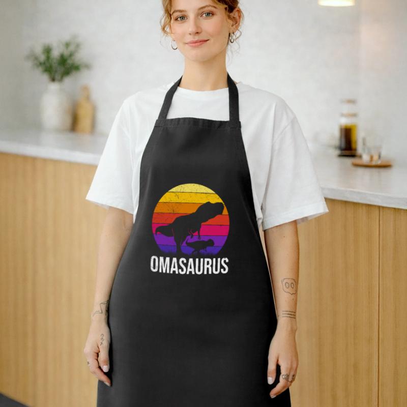 Omasaurus Muttertag Großmutter Dinosaurier Kochschürze