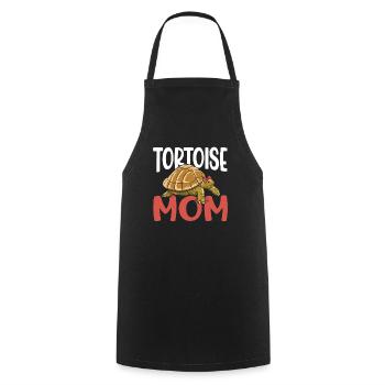 Femmes Tortue reptile Fête des mères Tortue Maman - Tablier de cuisine - noir - Devant - AI Model Male 185 dark (185cm)