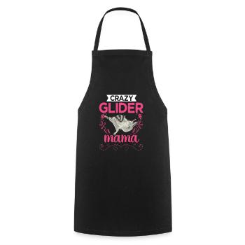 Short-headed glider Sugar Glider - Cooking Apron - black - Front - AI Model Male 185 dark (185cm)