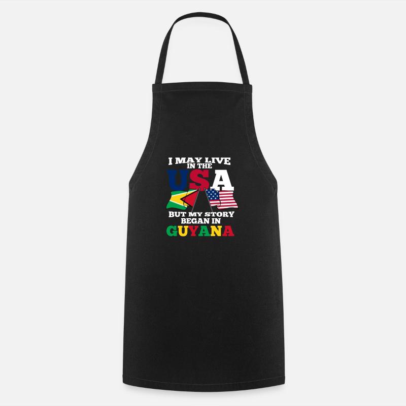 Guyana - Tablier de cuisine - noir