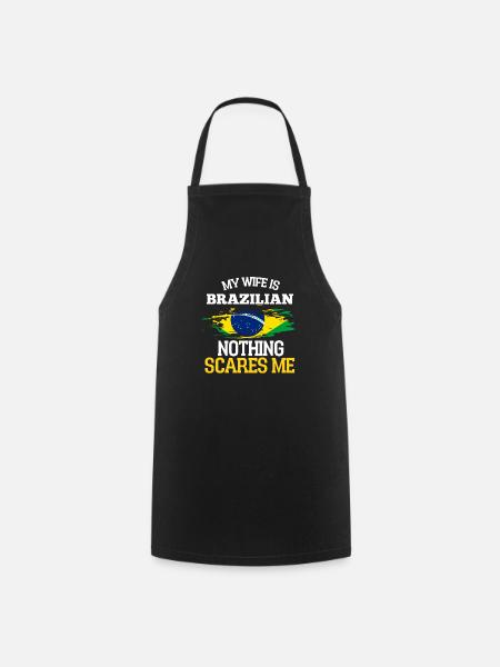 Brésil - Tablier de cuisine - noir