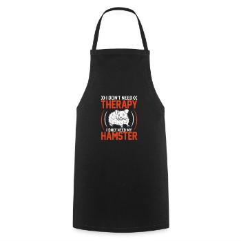 Hamster Pet Owner Animal Boys Girls Cute Hamster - Cooking Apron - black - Front - AI Model Male 185 dark (185cm)