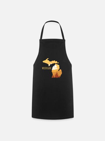 Michigan - Tablier de cuisine - noir