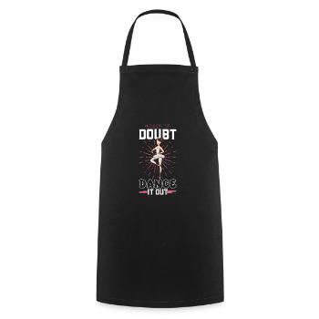 Ballet Ballerine Danse Danseuse Danse Ballet Cadeau - Tablier de cuisine - noir - Devant - AI Model Male 185 dark (185cm)