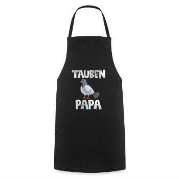 Tauben Papa Taubenliebhaber Taubenzüchter Männer - Kochschürze - Schwarz - Vorne - AI Model Male 185 dark (185cm)