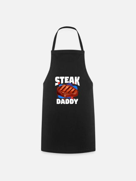 Steak - Kochschürze - Schwarz