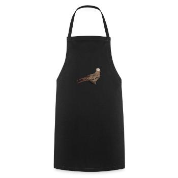 Red kite I bird of prey pickling motif for falconer - Cooking Apron - black - Front - AI Model Male 185 dark (185cm)