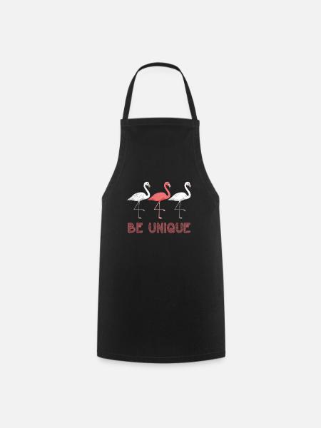 Sei einzigartig Flamingo Frauen Flamingo Fan - Kochschürze - Schwarz