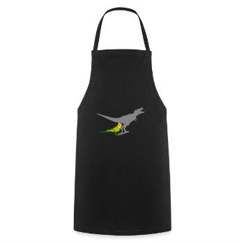 Budgie Budgie Lover Bird Lover - Cooking Apron - black - Front - AI Model Male 185 dark (185cm)