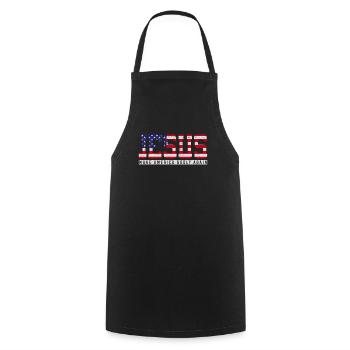 Jésus rend l’Amérique pieuse, à nouveau la foi - Tablier de cuisine - noir - Devant - AI Model Male 185 dark (185cm)