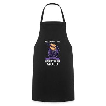 Conspiracy Theories Conspiracy Theorist Freemason - Cooking Apron - black - Front - AI Model Male 185 dark (185cm)