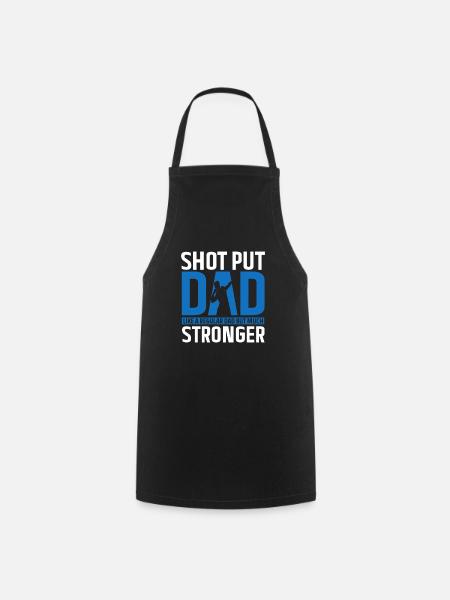 Shot Put Throwing Athletics - Cooking Apron - black