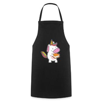 Camper Kids Mignon Smore Licorne Guimauve - Tablier de cuisine - noir - Devant - AI Model Male 185 dark (185cm)