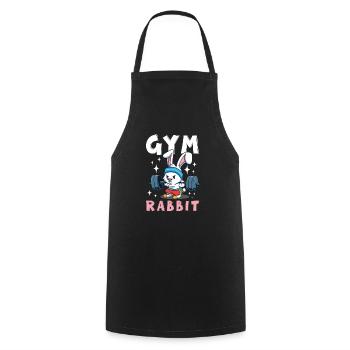 Bodybuilding Powerlifting Weightlifting Fitness - Cooking Apron - black - Front - AI Model Male 185 dark (185cm)