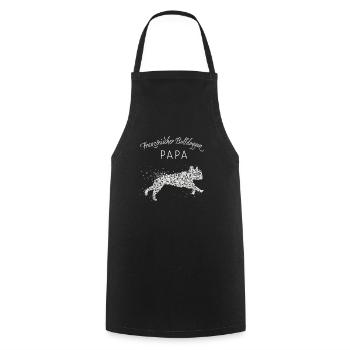 French Bulldogs Dog Owners Dog Daddy - Cooking Apron - black - Front - AI Model Male 185 dark (185cm)