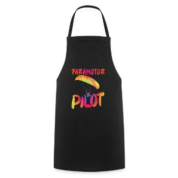 Chemise Parapente Pilote Parapente - Tablier de cuisine - noir - Devant - AI Model Male 185 dark (185cm)