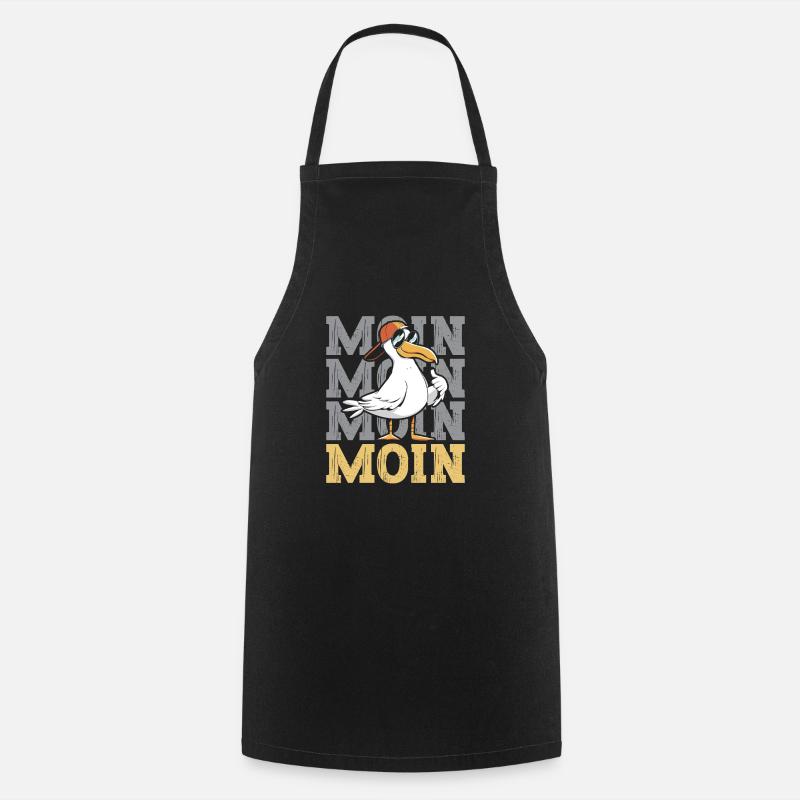 Moin Moin - Kochschürze - Schwarz