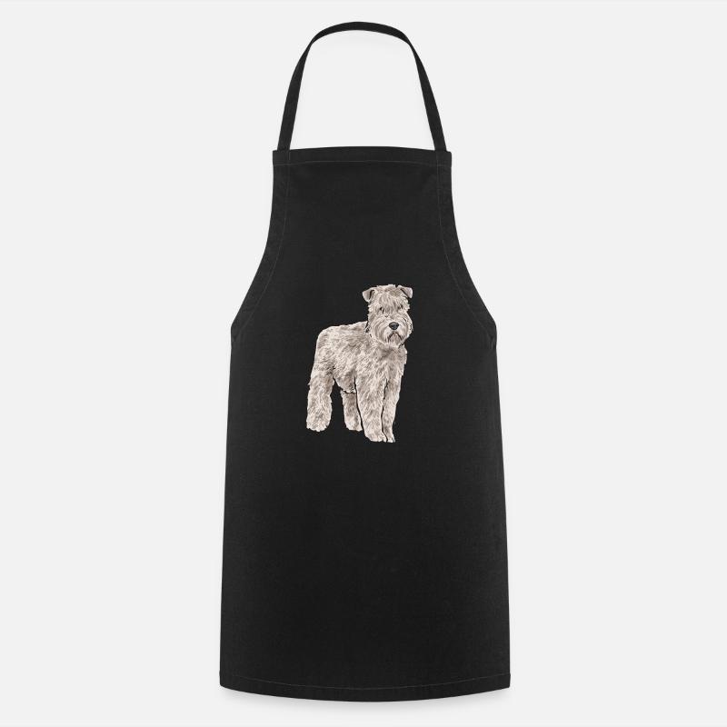Irish Soft Coated Wheaten Terrier - Kochschürze - Schwarz
