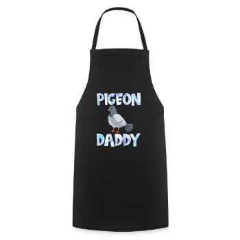 Pigeons Daddy Pigeon fanciers Pigeon fanciers Men - Cooking Apron - black - Front - AI Model Male 185 dark (185cm)