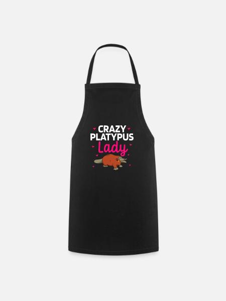 Platypus Schnabeltier - Kochschürze - Schwarz