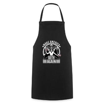 Make america goth again - Cooking Apron - black - Front - AI Model Male 185 dark (185cm)