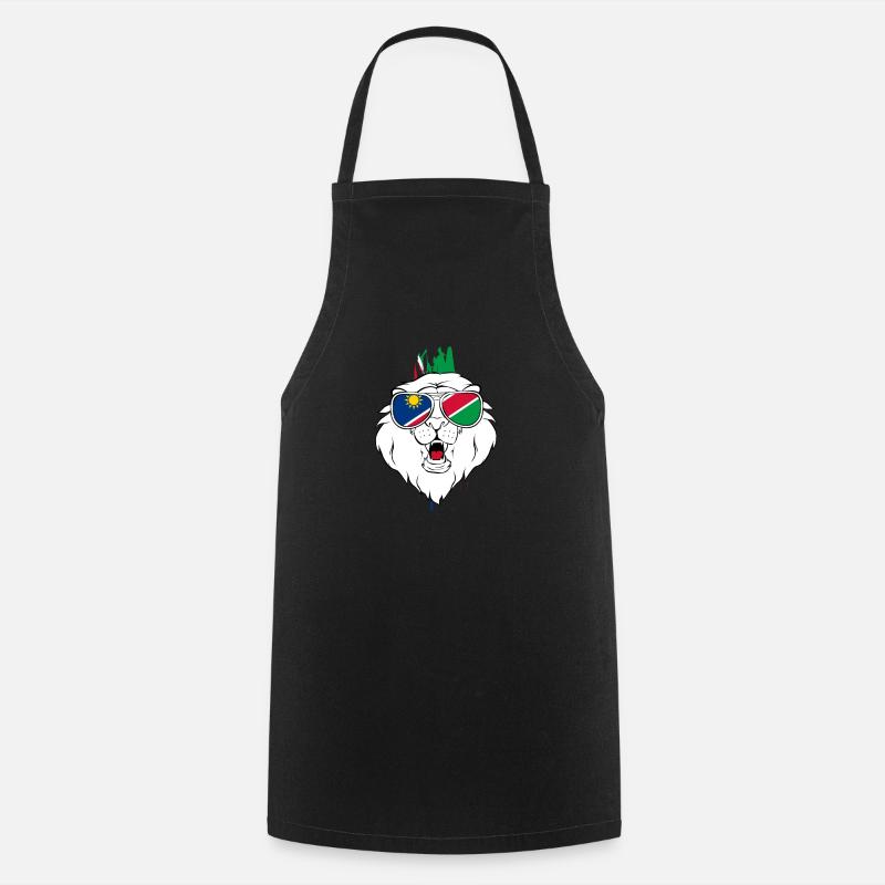 Namibie - Tablier de cuisine - noir