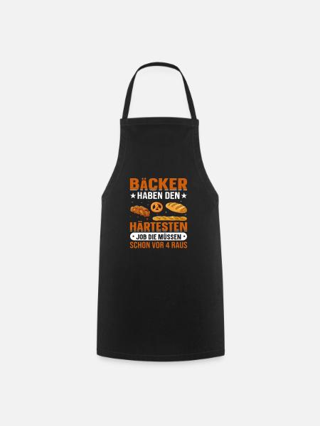 Bäcker Geschenkidee Bäckerei - Kochschürze - Schwarz