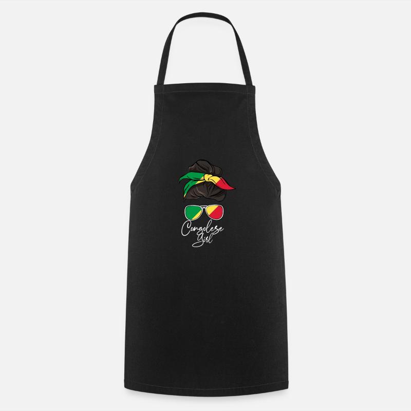 Congo - Tablier de cuisine - noir