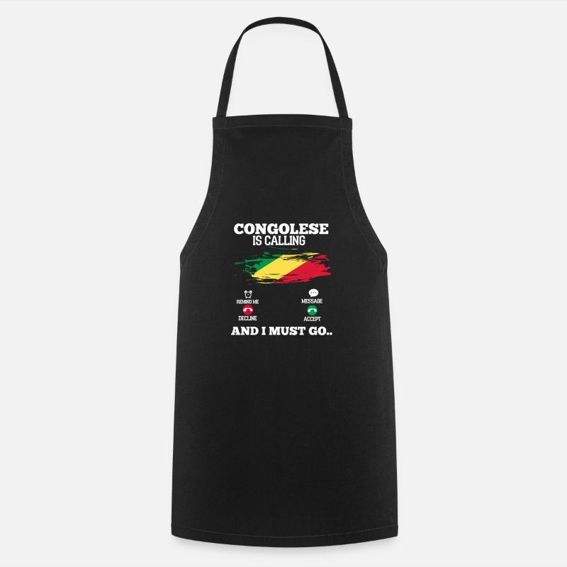 Congo - Tablier de cuisine - noir