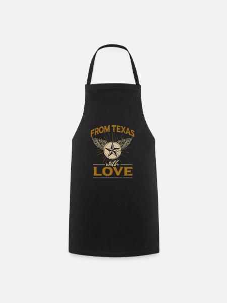 Lone Star Texas - Kochschürze - Schwarz