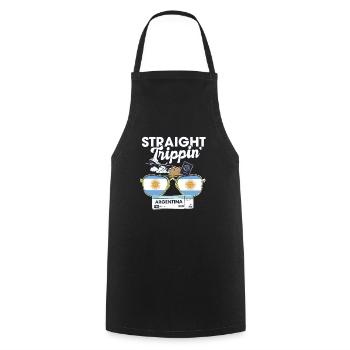 Straight Trippin' Argentina Vacation Tour Travel - Tablier de cuisine - noir - Devant - AI Model Male 185 dark (185cm)