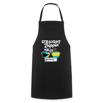 Straight Trippin' Bahamas Vacation Tour Voyage - Tablier de cuisine - noir - Devant - AI Model Male 185 dark (185cm)