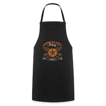 L’ texan incassable - Tablier de cuisine - noir - Devant - AI Model Male 185 dark (185cm)