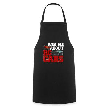 RC Car Remote Control Car - Cooking Apron - black - Front - AI Model Male 185 dark (185cm)