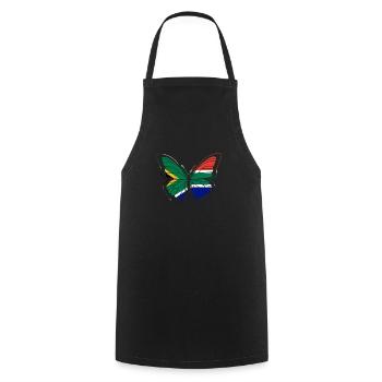 Afrique du Sud - Tablier de cuisine - noir - Devant - AI Model Male 185 dark (185cm)
