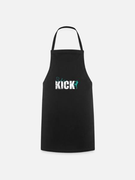 Side Kick Kickboxen - Kochschürze - Schwarz