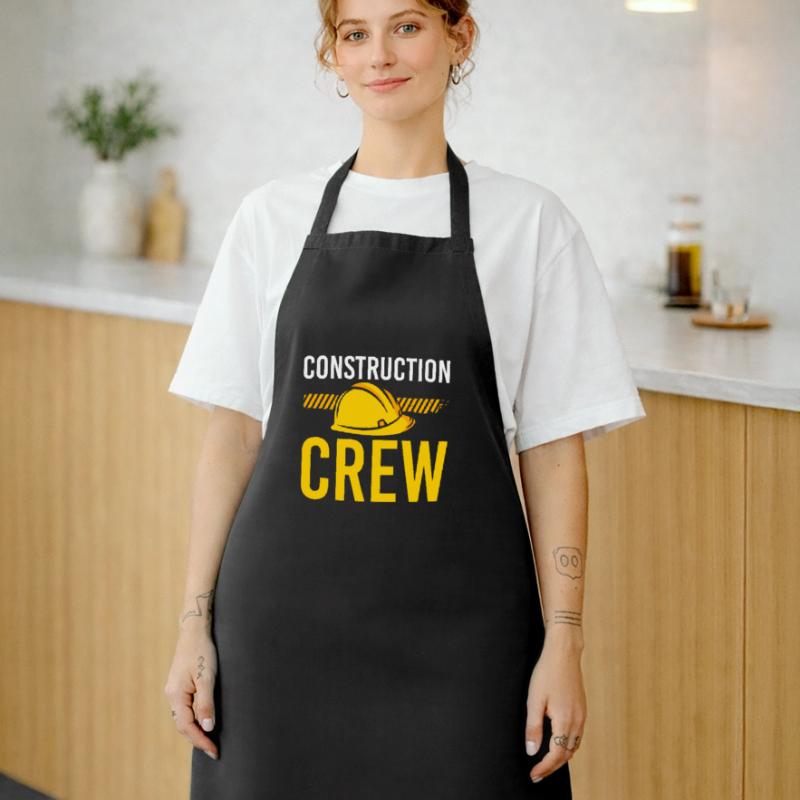 Construction Crew, Construction Site, Builder Cooking Apron