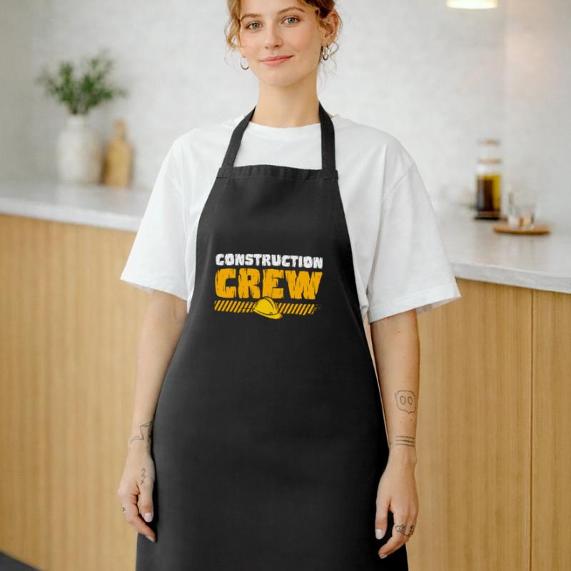 Construction Crew, Construction Site, Builder Cooking Apron