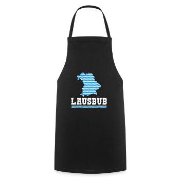 Lausbub Bayern Bayerisch Lausbua Shirt Herren - Kochschürze - Schwarz - Vorne - AI Model Male 185 dark (185cm)