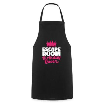 Women Challenge Party Lover Escaped Room Birthday - Cooking Apron - black - Front - AI Model Male 185 dark (185cm)