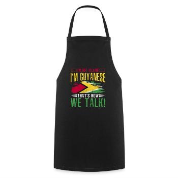 Guyana Flag Guyanese Guyana - Cooking Apron - black - Front - AI Model Male 185 dark (185cm)