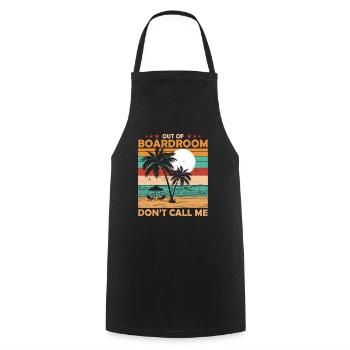 CEO resignation from the boardroom CEO in - Cooking Apron - black - Front - AI Model Male 185 dark (185cm)