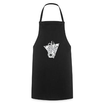 Horror Gothic Horror Melancholy - Cooking Apron - black - Front - AI Model Male 185 dark (185cm)